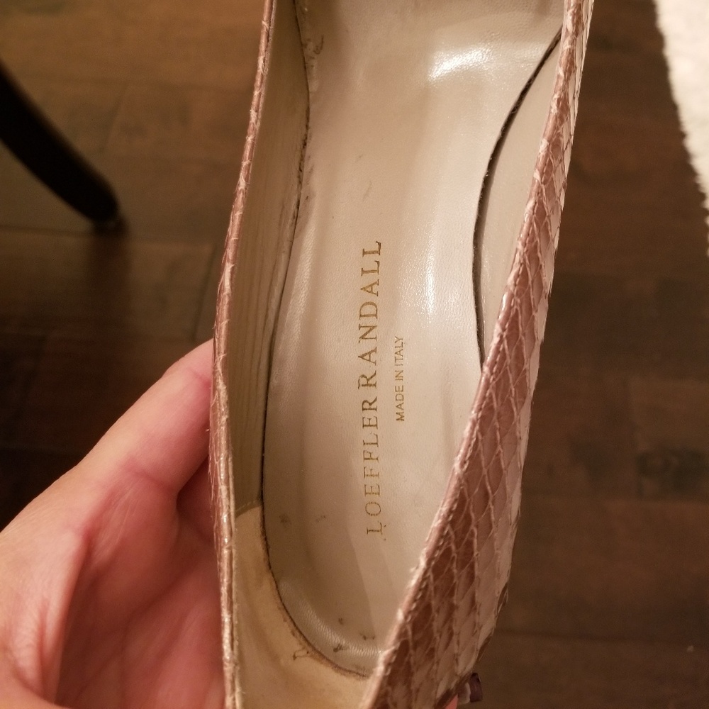 Loefller Randall reptile print block heels - Picture 6 of 8